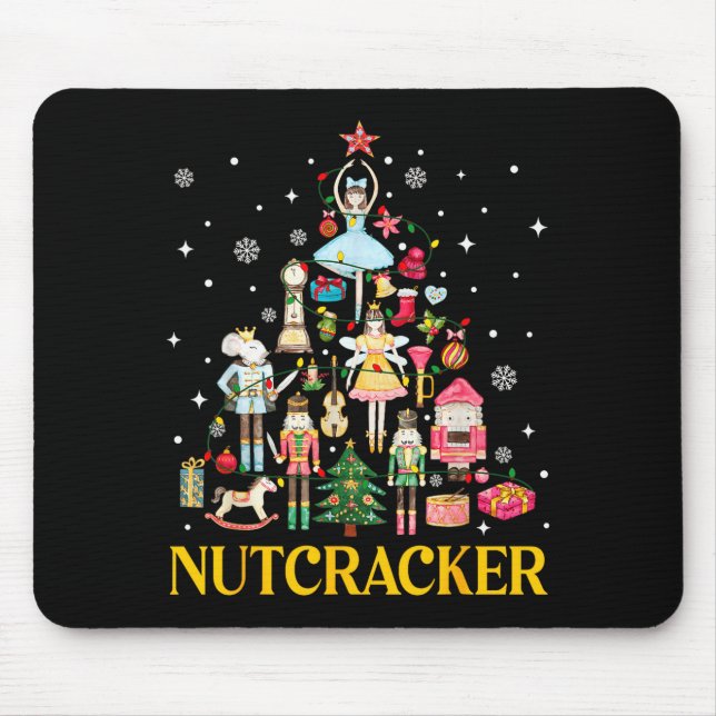 Christmas Nutcracker Squad Ballet Dance Women Kid  Mouse Pad (Front)