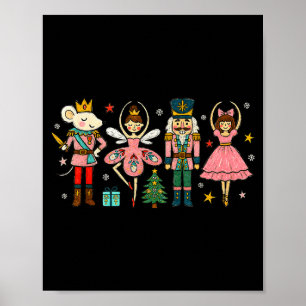 Christmas Nutcracker Squad Ballet Dance Women Kid  Poster