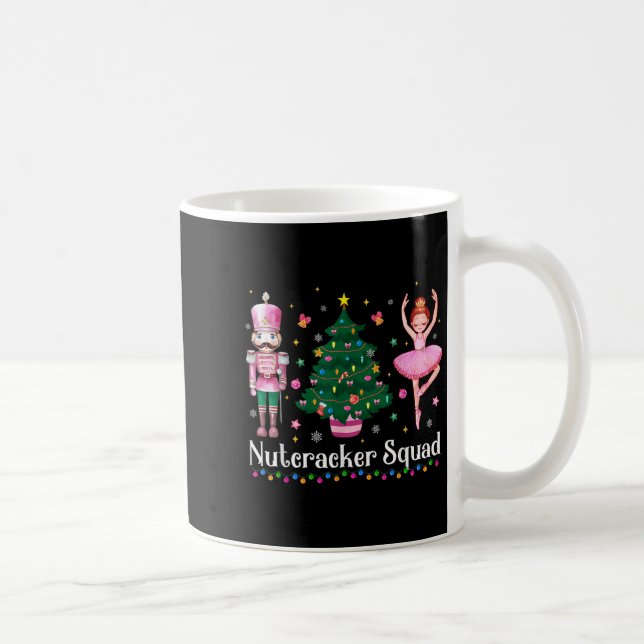 Christmas Nutcracker Squad Ballet Dance Women Kids Coffee Mug (Right)