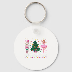 Christmas Nutcracker Squad Ballet Dance Women Kids Key Ring