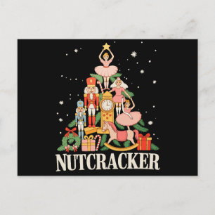 Christmas Nutcracker Squad Ballet Dance Xmas Holiday Postcard