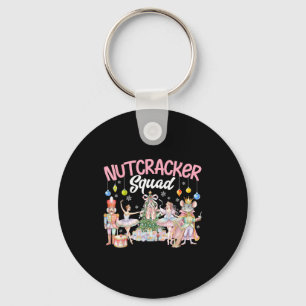 Christmas Nutcracker Squad Ballet Family Matching Key Ring