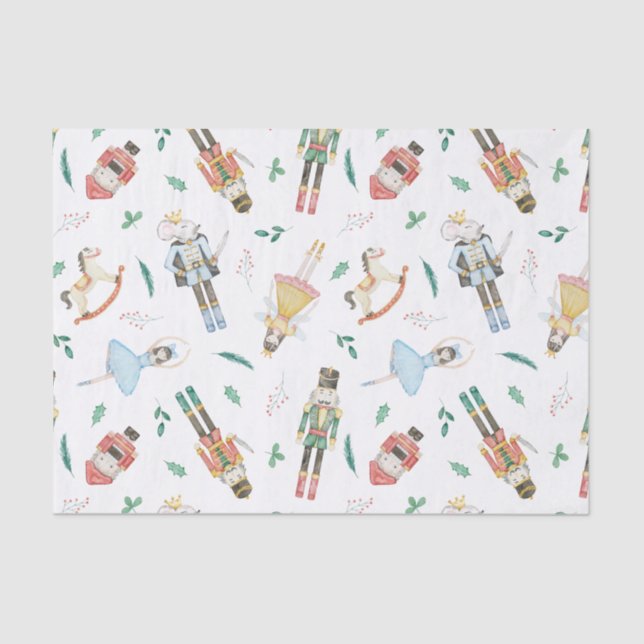 Christmas Nutcracker Suite Wrapping Paper (Front)