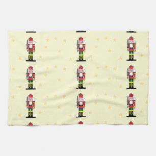 Christmas nutcracker tea towel