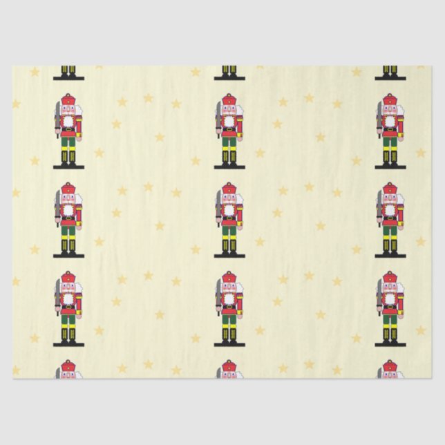 Christmas nutcracker tissue paper (Front)