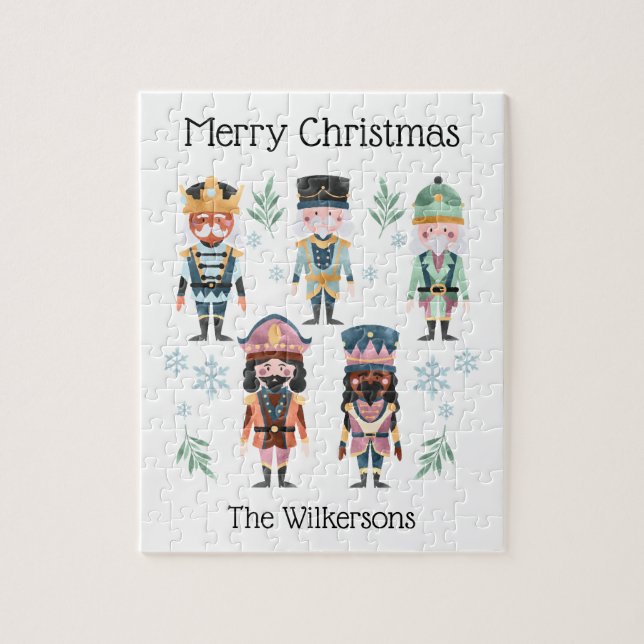 Christmas Nutcracker Toy Soldiers Jigsaw Puzzle (Vertical)