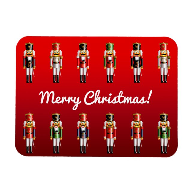 Christmas Nutcracker Toy Soldiers Magnet (Horizontal)