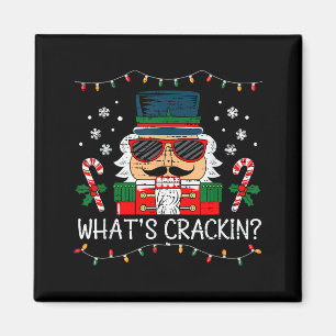 Christmas Nutcracker Whats Crackin Funny Xmas Men  Magnet