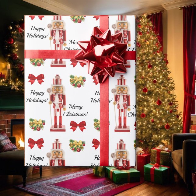 Christmas Nutcracker Wrapping Paper Personalise (Creator Uploaded)