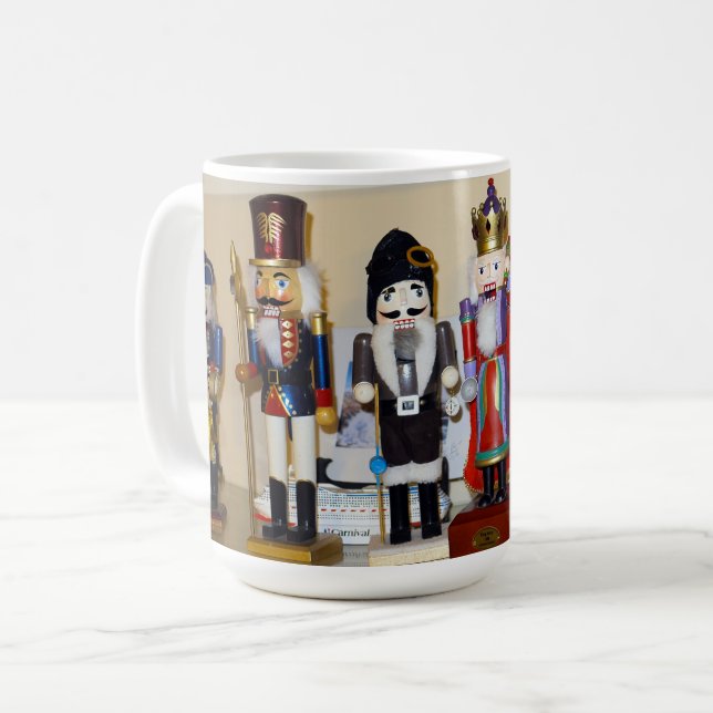 Christmas Nutcrackers Coffee Mug (Front Left)