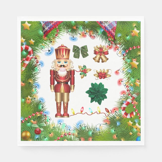 Christmas Nutcrackers_GC - Paper Napkins (Front)