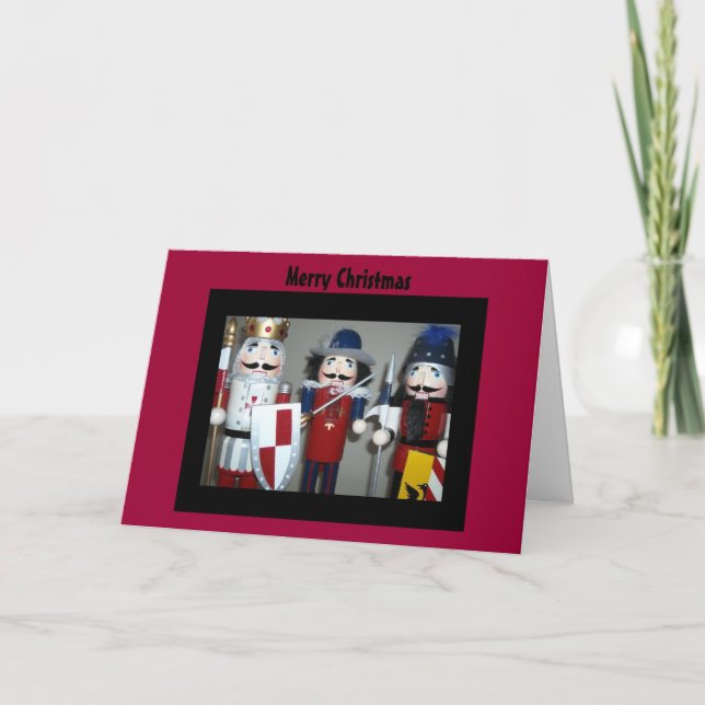 Christmas Nutcrackers Holiday Card (Front)