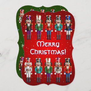 Christmas Nutcrackers Platoon Holiday Card