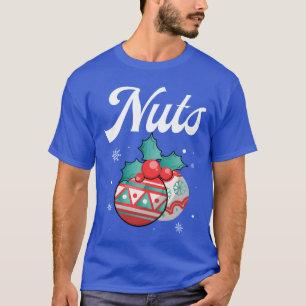 Christmas Nuts Santa Snowflakes Candy Canes Winter T-Shirt