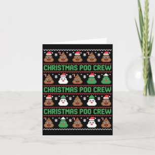 Christmas O Crew Xelated Ugly Christmas Pajamas Op Card