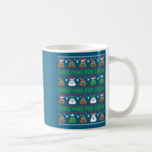 Christmas O Crew Xelated Ugly Christmas Pajamas Op Coffee Mug