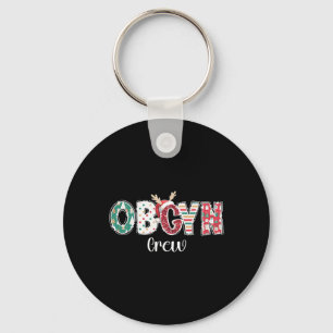 Christmas Obgyn Crew Obstetrics Ob Gyn Group Team Key Ring