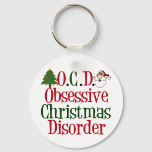 Christmas Obsession Key Ring