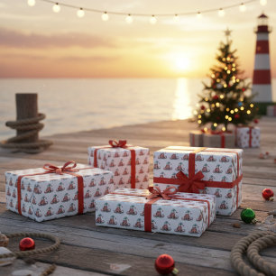 Christmas Octopus Wrapping Paper