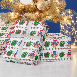 Christmas Octopus Wrapping Paper