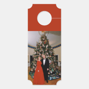 Christmas of US President Bill Clinton & Hillary Door Hanger