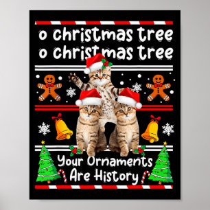Christmas Oh Christmas Tree Your Ornaments Are His Poster