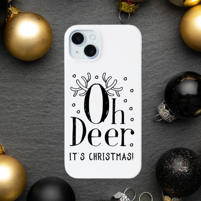 Christmas Oh deer iPhone 15 plus case (Creator Uploaded)