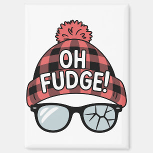 Christmas Oh Fudge Xmas Vacation Funny Holiday  Magnet