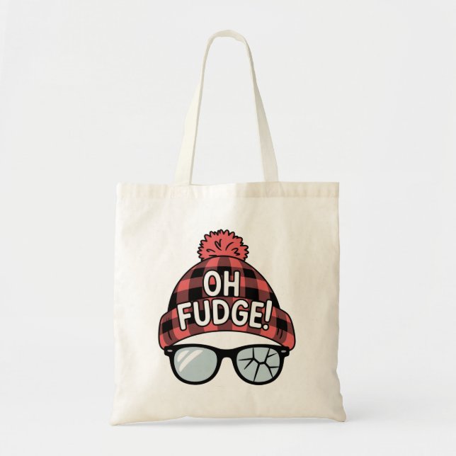 Christmas Oh Fudge Xmas Vacation Funny Holiday  Tote Bag (Front)