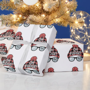 Christmas Oh Fudge Xmas Vacation Funny Holiday Wrapping Paper
