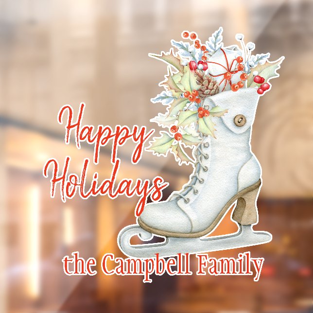 Christmas Old Fashioned Ice Skate Custom (Sheet 2)