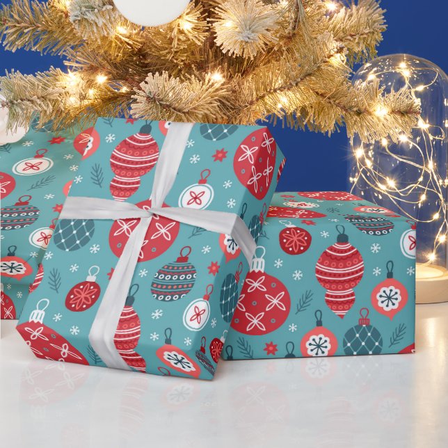 Christmas Old Style Pattern Wrapping Paper (Holidays)