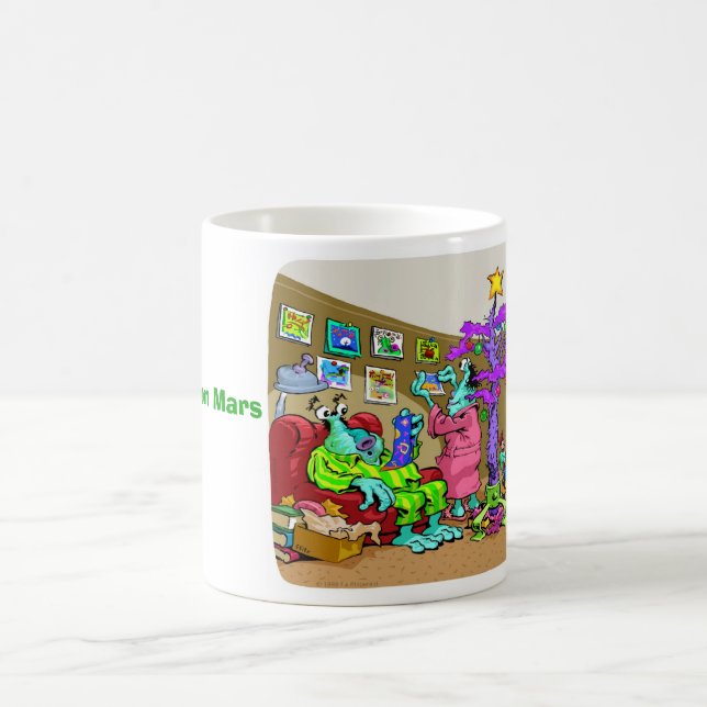 Christmas on Mars Coffee Mug (Center)