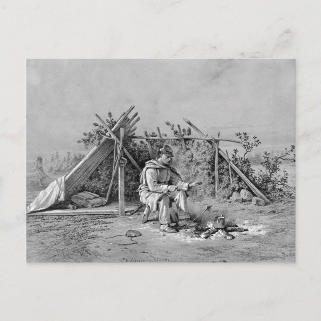 Christmas on Picket. Holiday Postcard (Front)