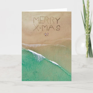 Christmas on the Beach Holiday Card