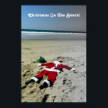 Christmas On The Beach Poster! Poster<br><div class="desc">Cool Christmas On The Beach Poster! Photo by MammaBASIL.</div>