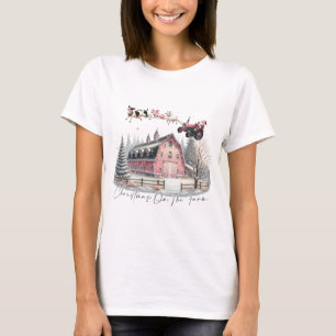 Christmas on the Farm,Merry Christmas T-Shirt
