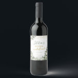 Christmas Onederland Winter Forest First Birthday Wine Label<br><div class="desc">Christmas Onederland Winter Forest First Birthday Wine Bottle Labels</div>