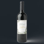Christmas Onederland Winter Forest First Birthday Wine Label<br><div class="desc">Christmas Onederland Winter Forest First Birthday Wine Bottle Labels</div>