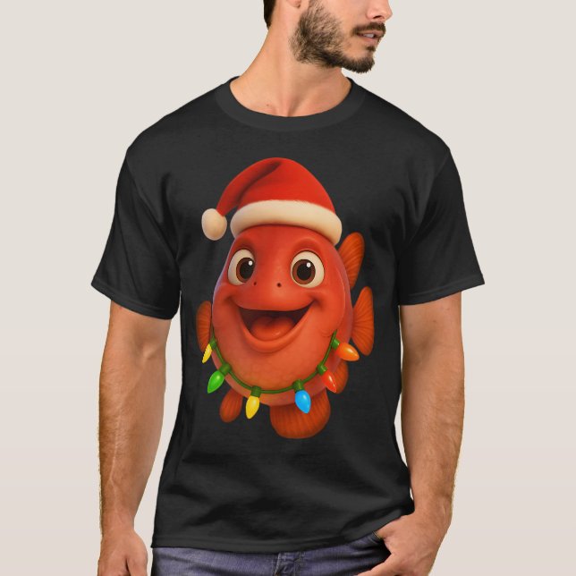 Christmas Opah Fish T-Shirt (Front)