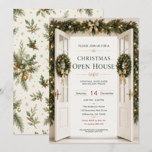 Christmas Open House Invitation