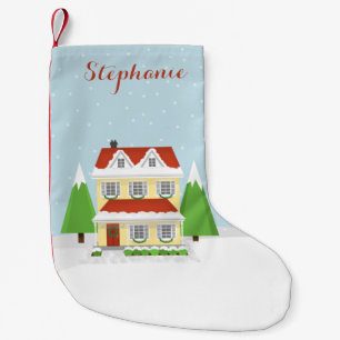 Christmas Open House Small Christmas Stocking
