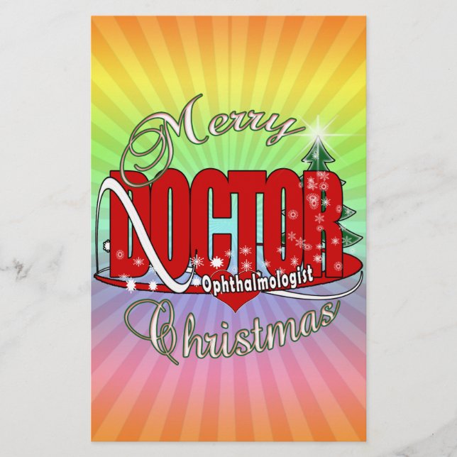 CHRISTMAS Ophthalmologist EYE DOCTOR (Front)