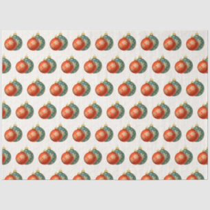 Christmas Orange Ornaments Tissue Paper