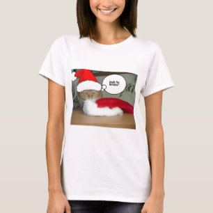 Christmas Orange Tabby Cat T-Shirt