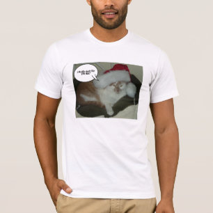 Christmas Orange Tabby Kitty Cat T-Shirt