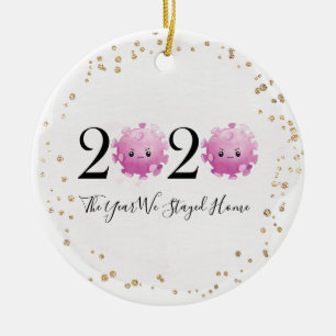 Christmas Ornament 2020 Quarantine Virus Pandemic