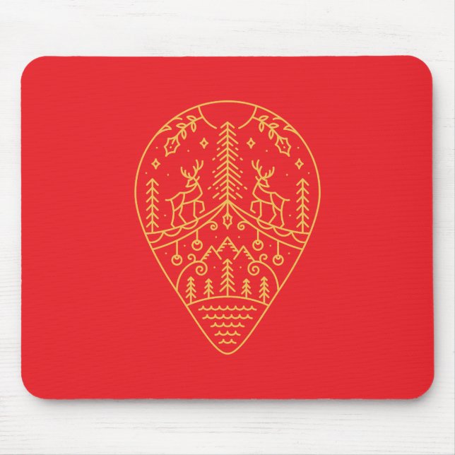 Christmas Ornament 3 Mouse Pad (Front)