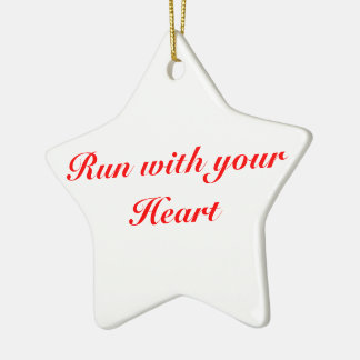 Christmas Ornament 5K for runners, Star