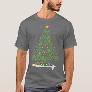 Christmas Ornament Bicycle Christmas Tree Bicycle T-Shirt